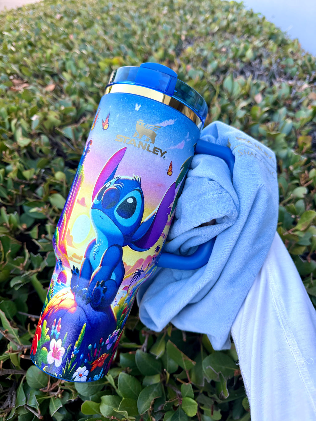🎁Stitch Insulated Cup Gift Box 40 oz Include Straw and Topper