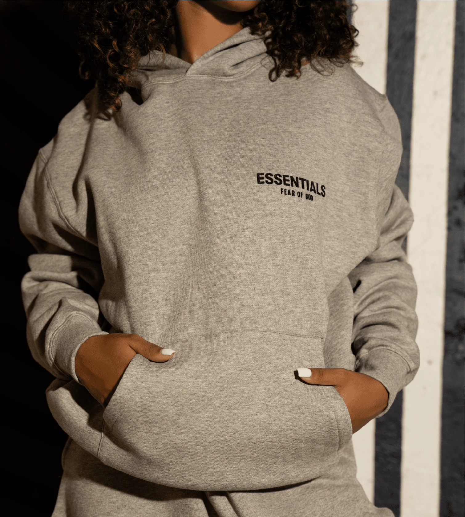 Fear of God Essentials Hoodie 'Dark Oatmeal' SS22